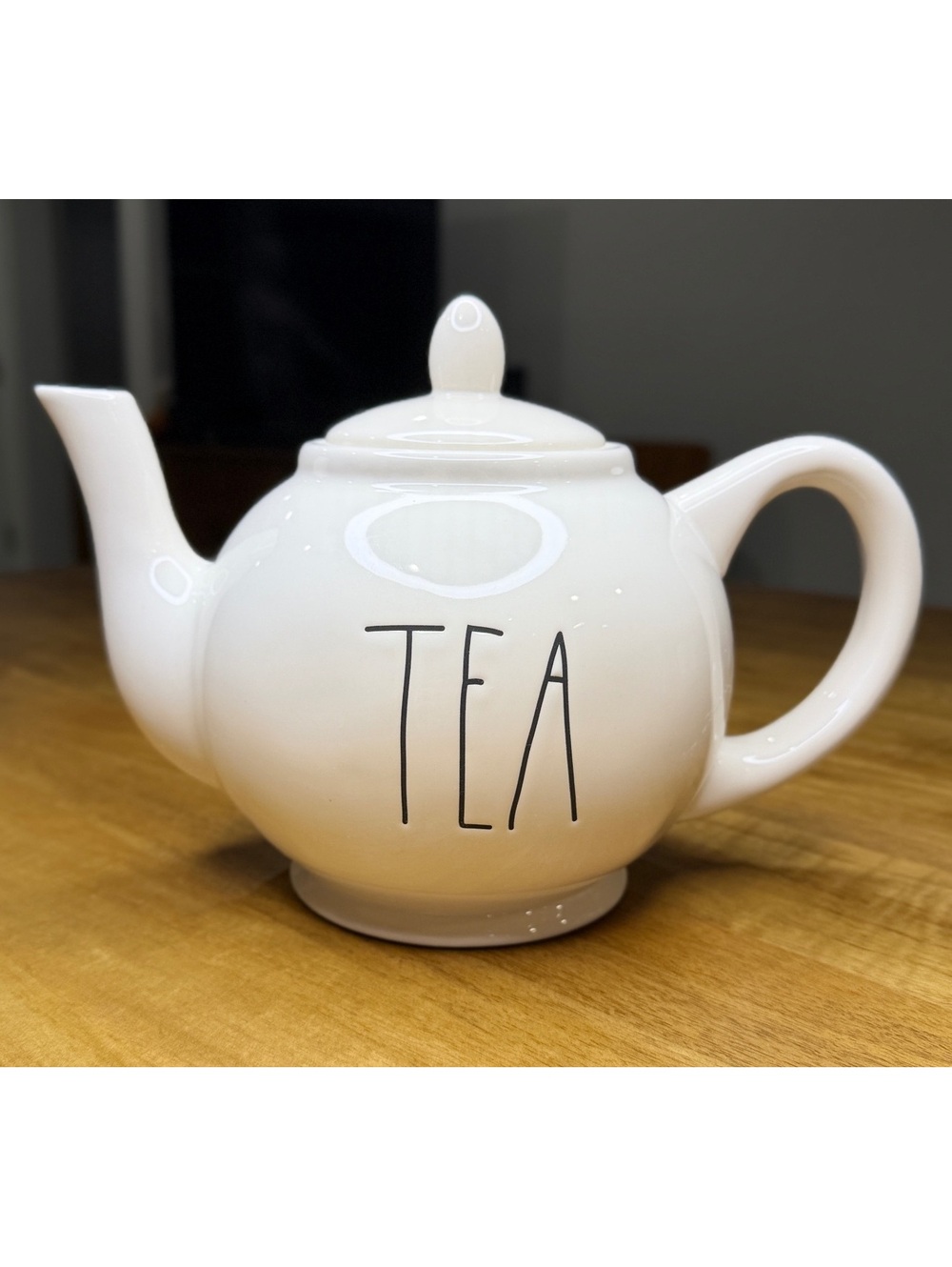 Rae Dunn Teapot Artisan Collection By Magenta TEA Pot with Lid Black Letters